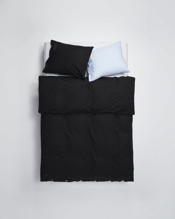 Mother duvet cover | Black Poplin